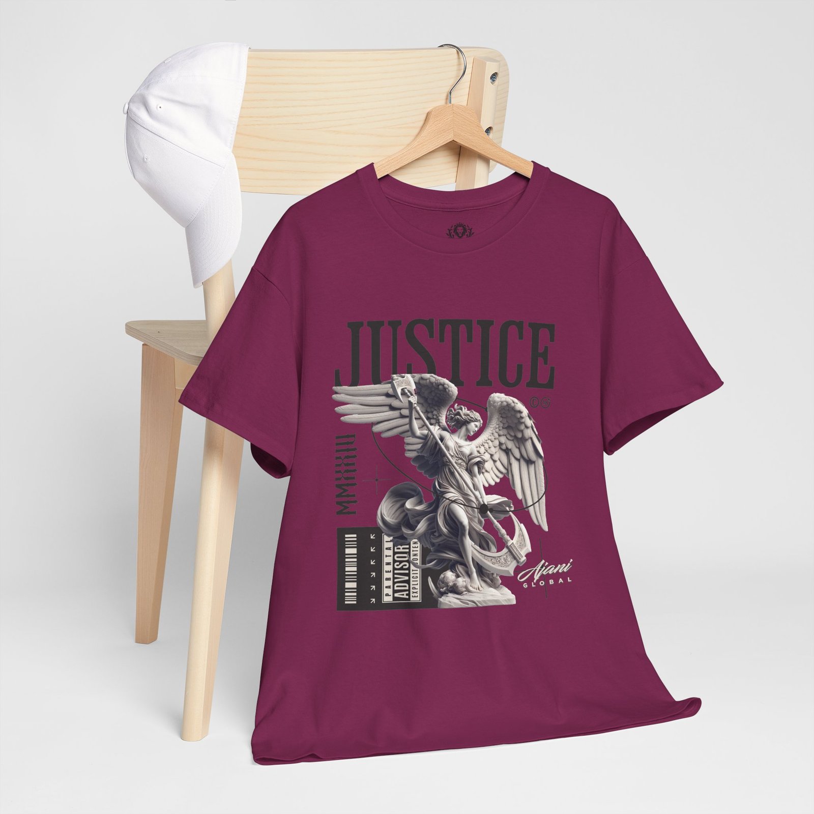 Angel of Justice Heavy Cotton Tee - Image 36