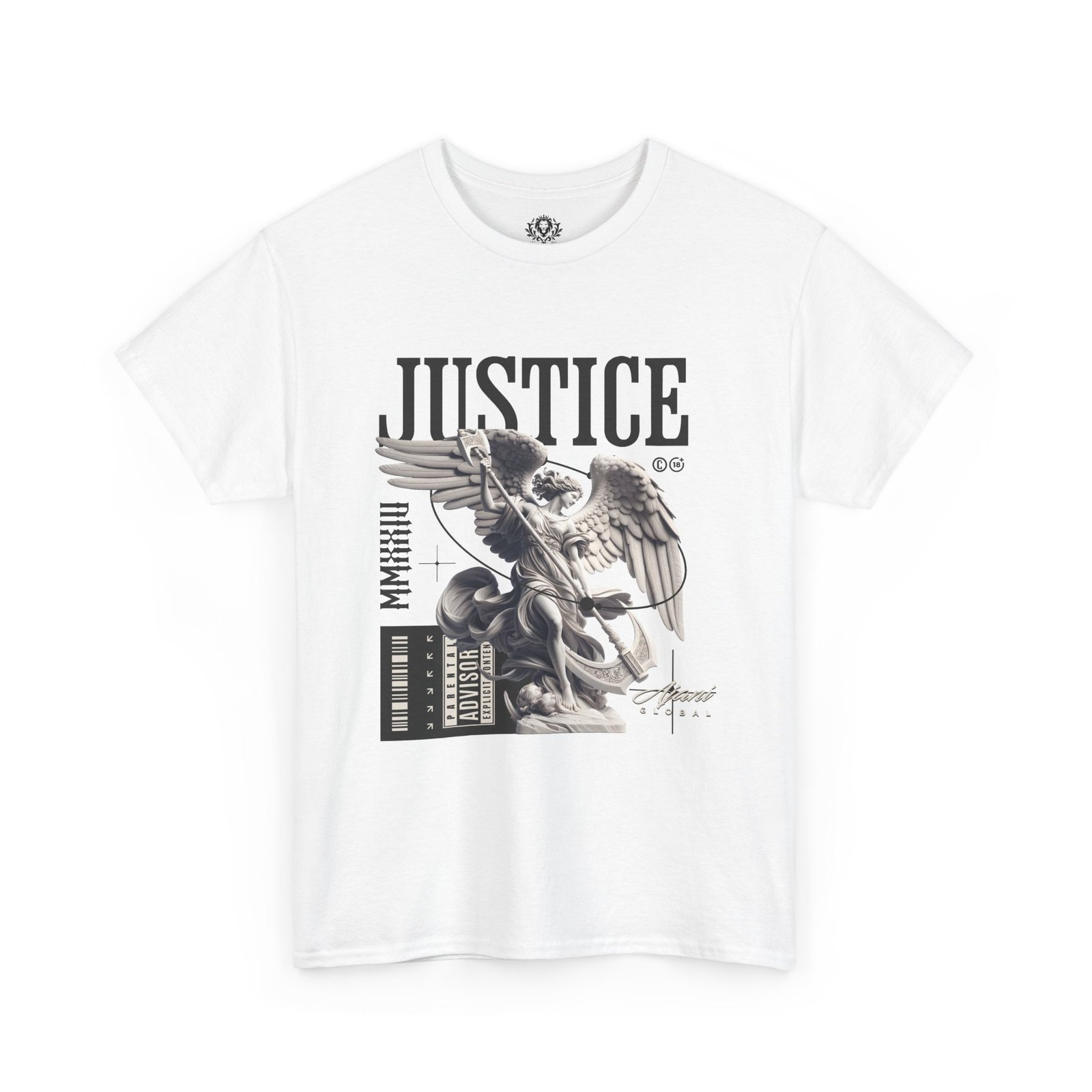 Angel of Justice Heavy Cotton Tee - Image 5