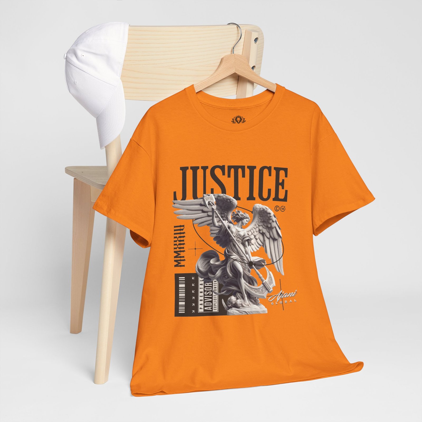 Angel of Justice Heavy Cotton Tee - Image 20