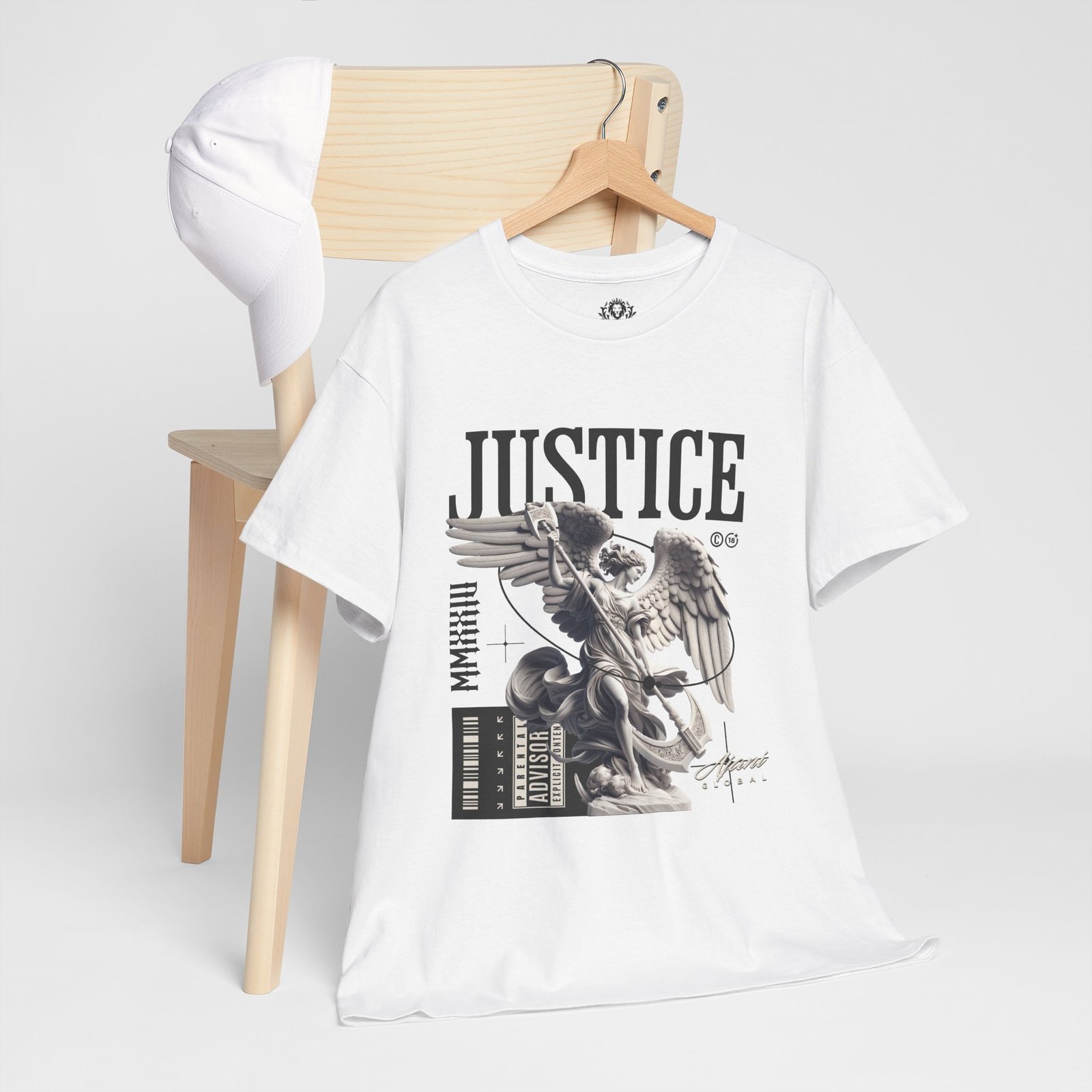 Angel of Justice Heavy Cotton Tee - Image 7