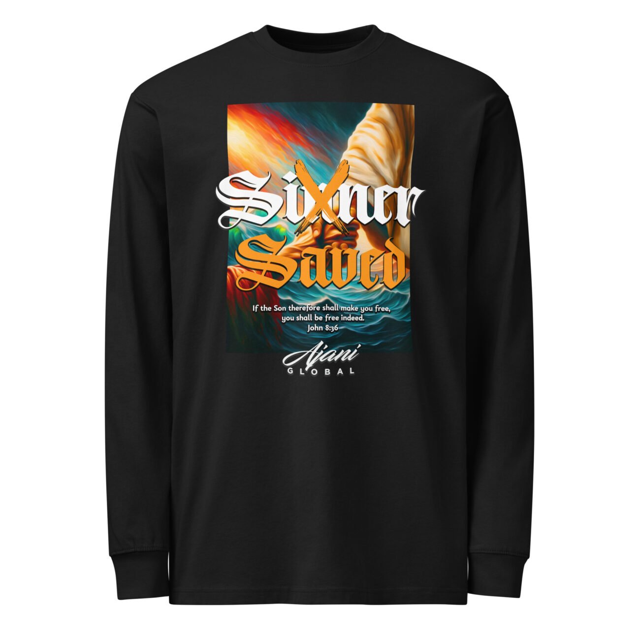 Men's heavyweight long sleeve t-shirt