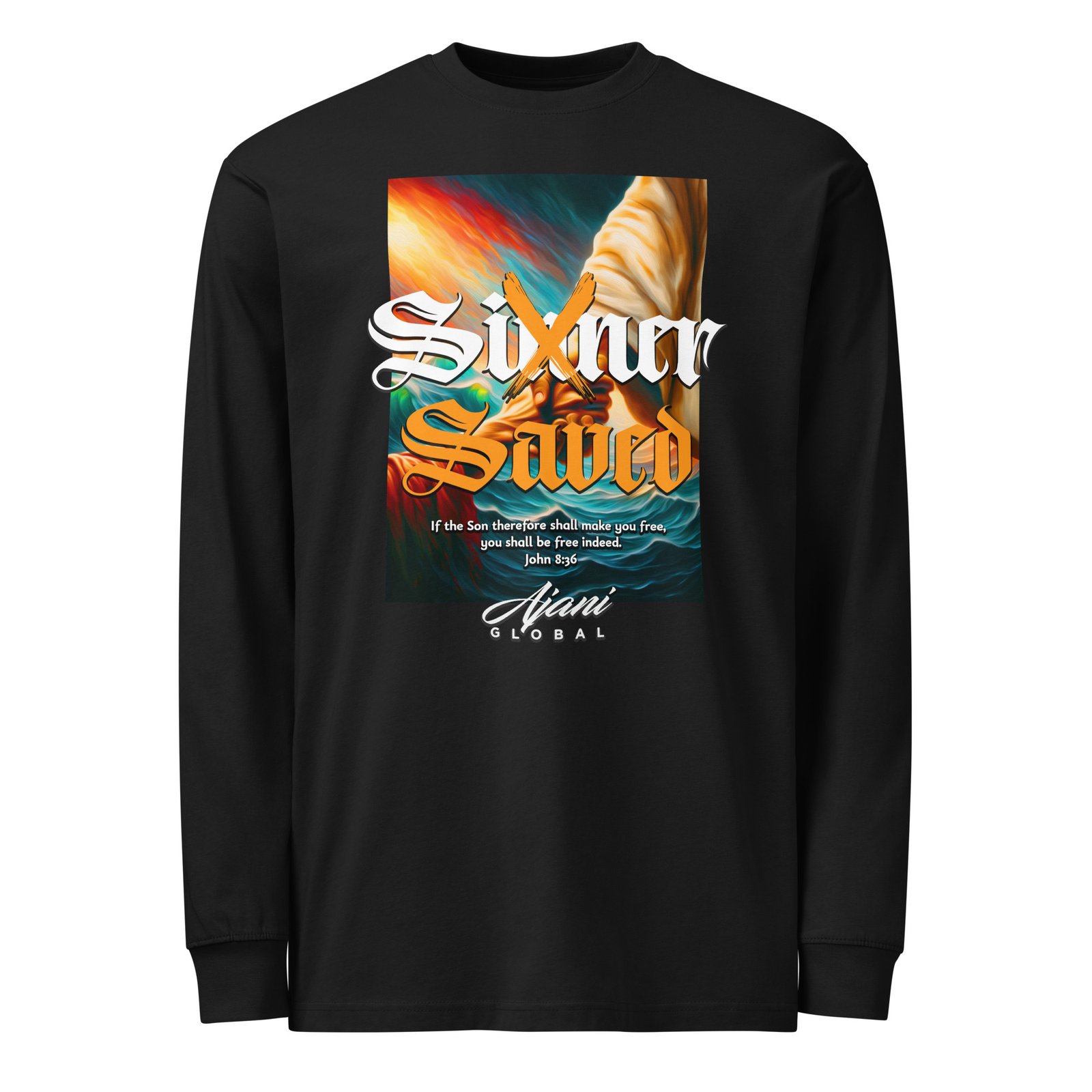 Men's heavyweight long sleeve t-shirt