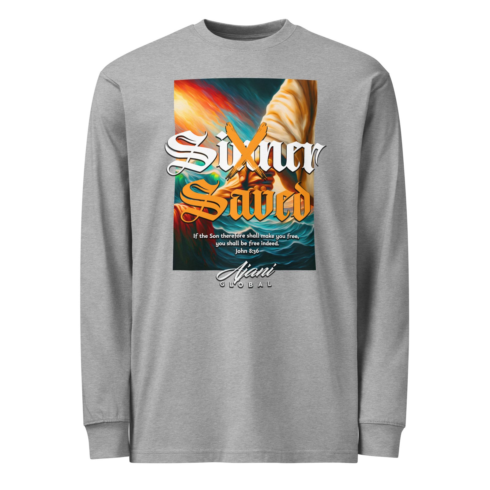 Men's heavyweight long sleeve t-shirt - Image 4