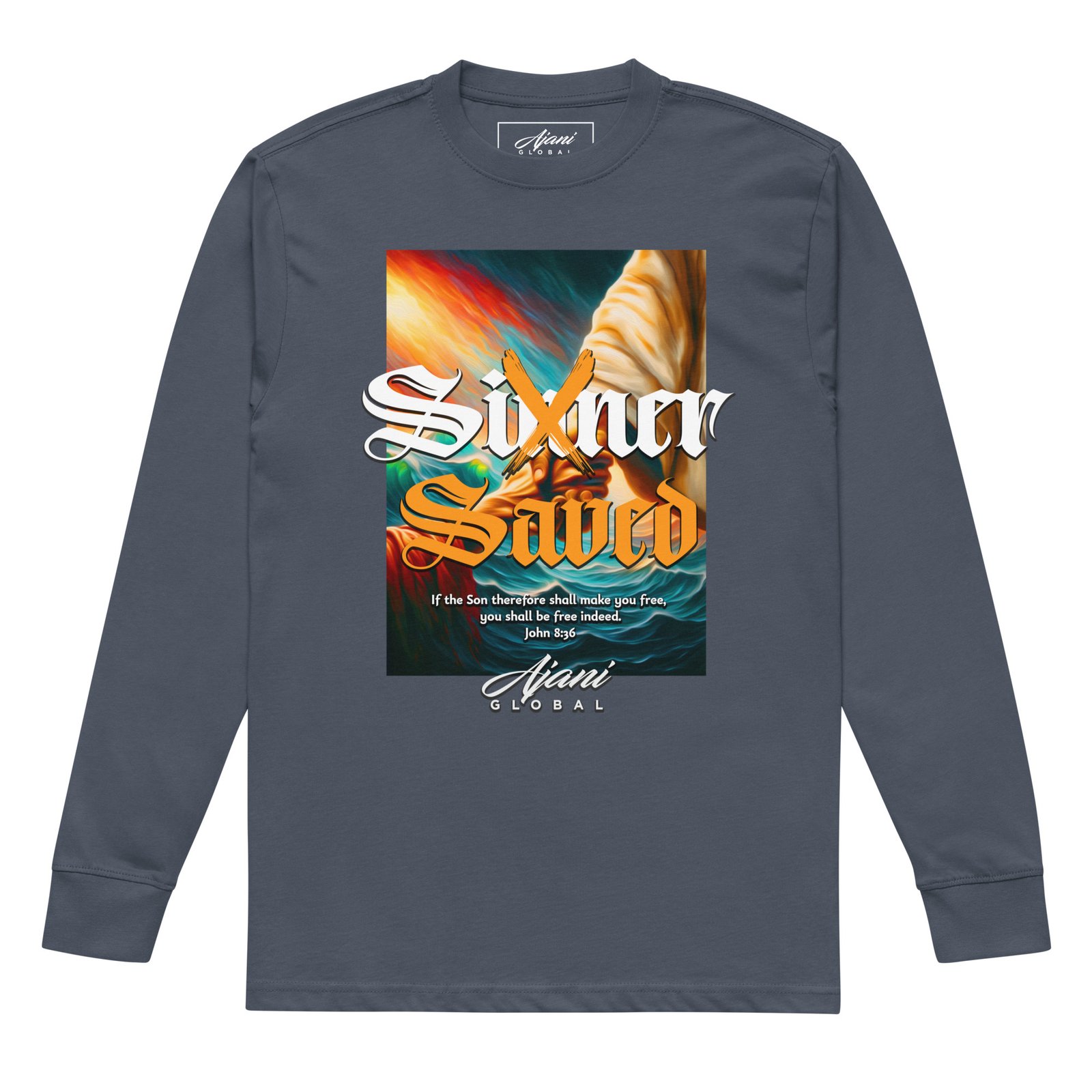 Men's heavyweight long sleeve t-shirt - Image 21