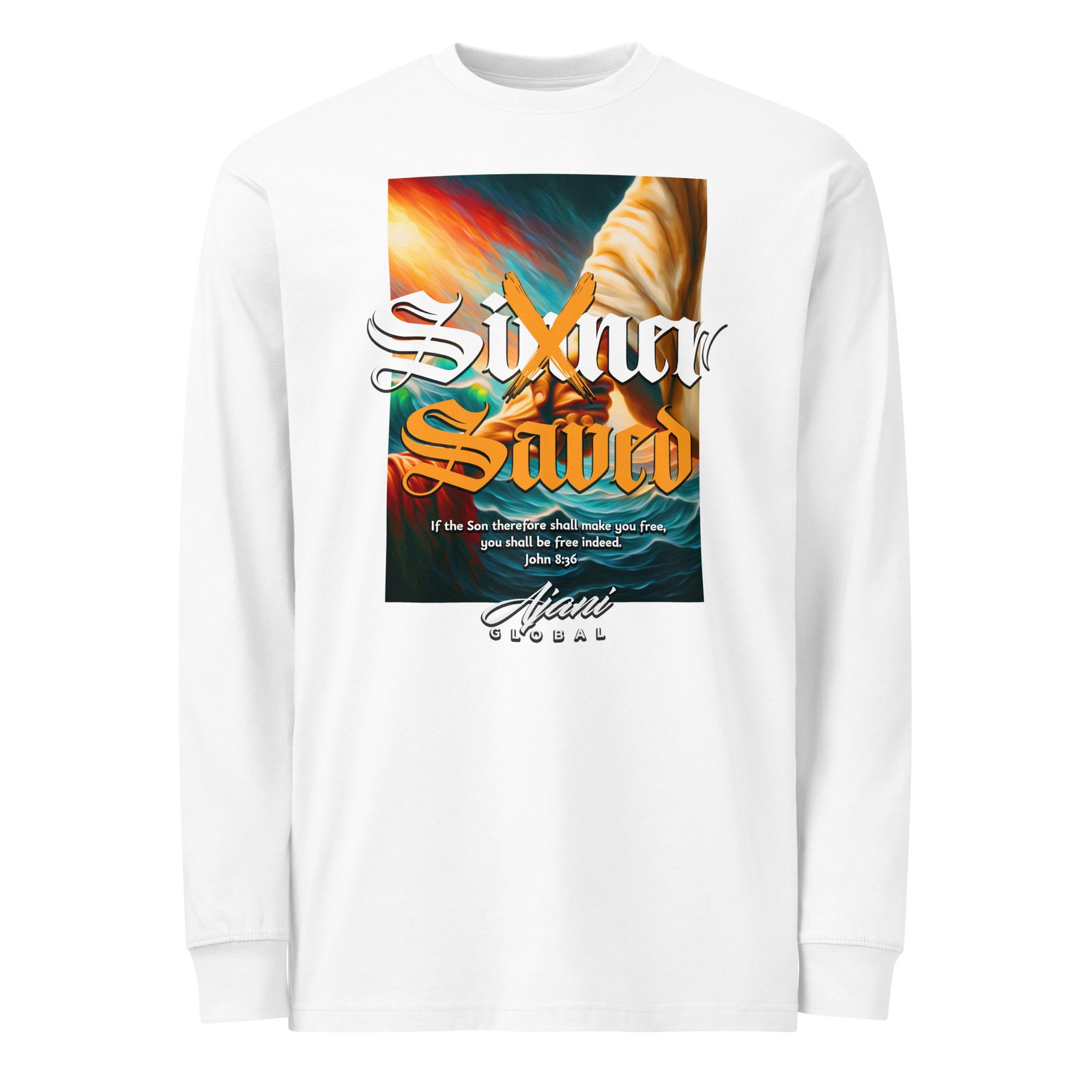 Men's heavyweight long sleeve t-shirt - Image 5