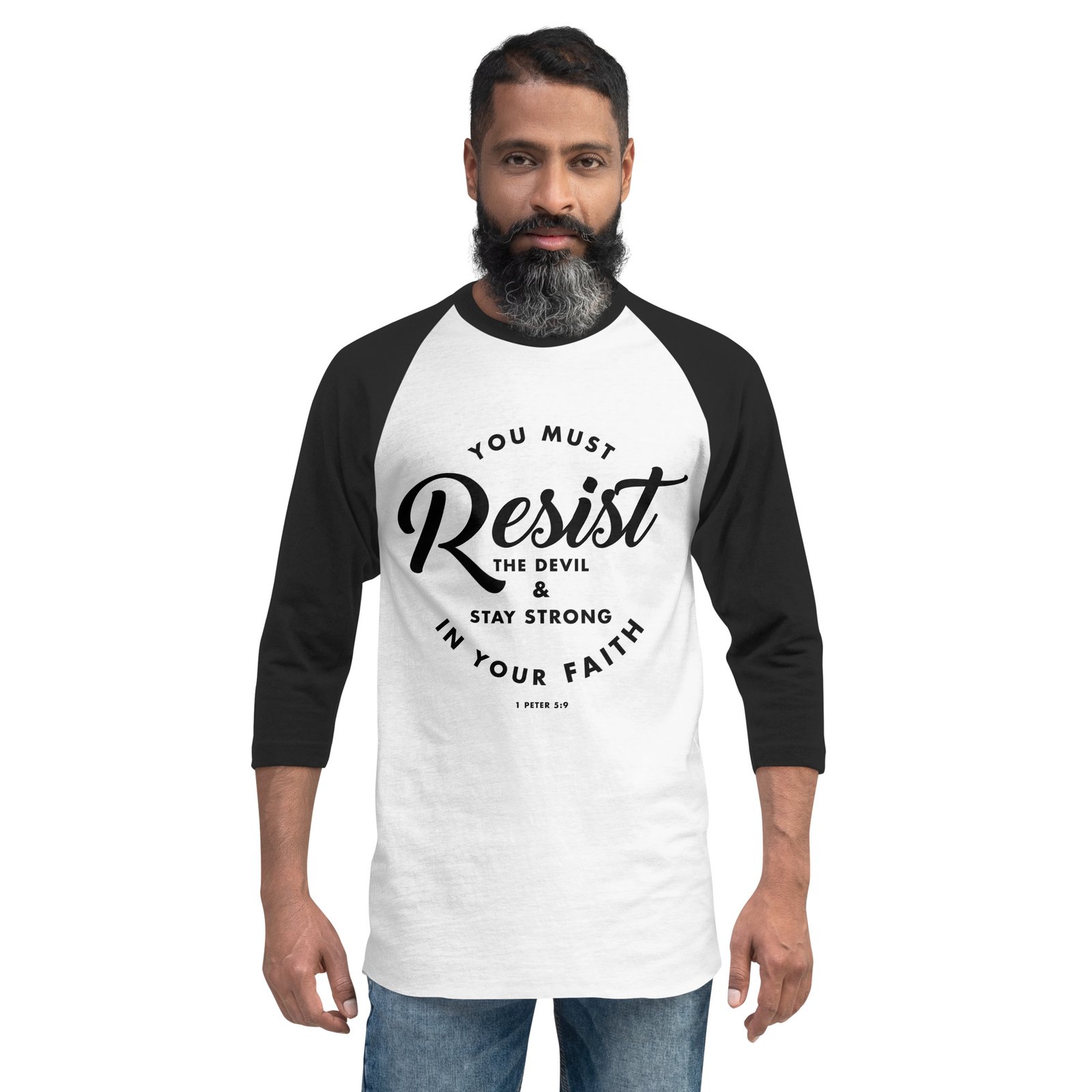 Resist the Devil raglan shirt - Image 12