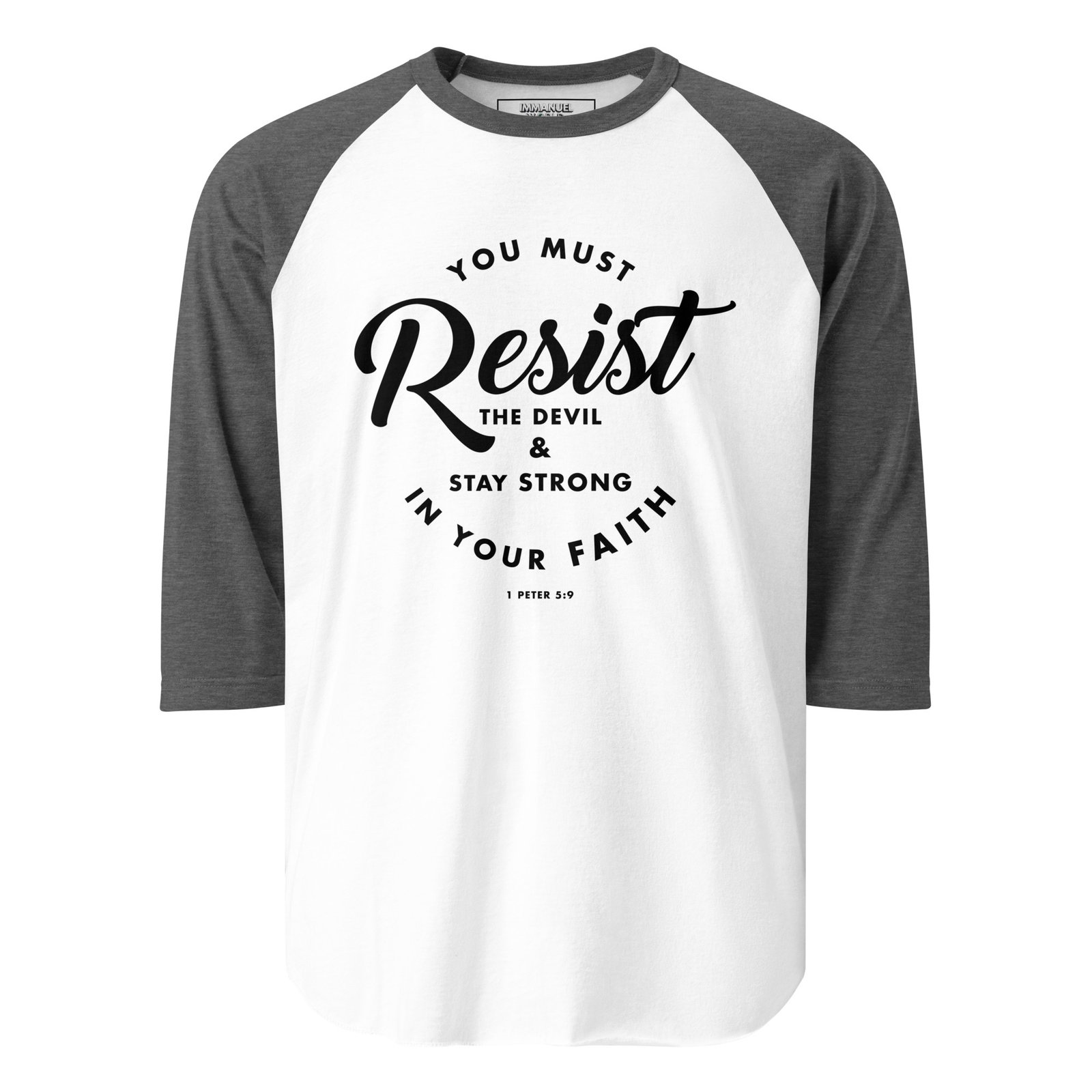 Resist the Devil raglan shirt - Image 8