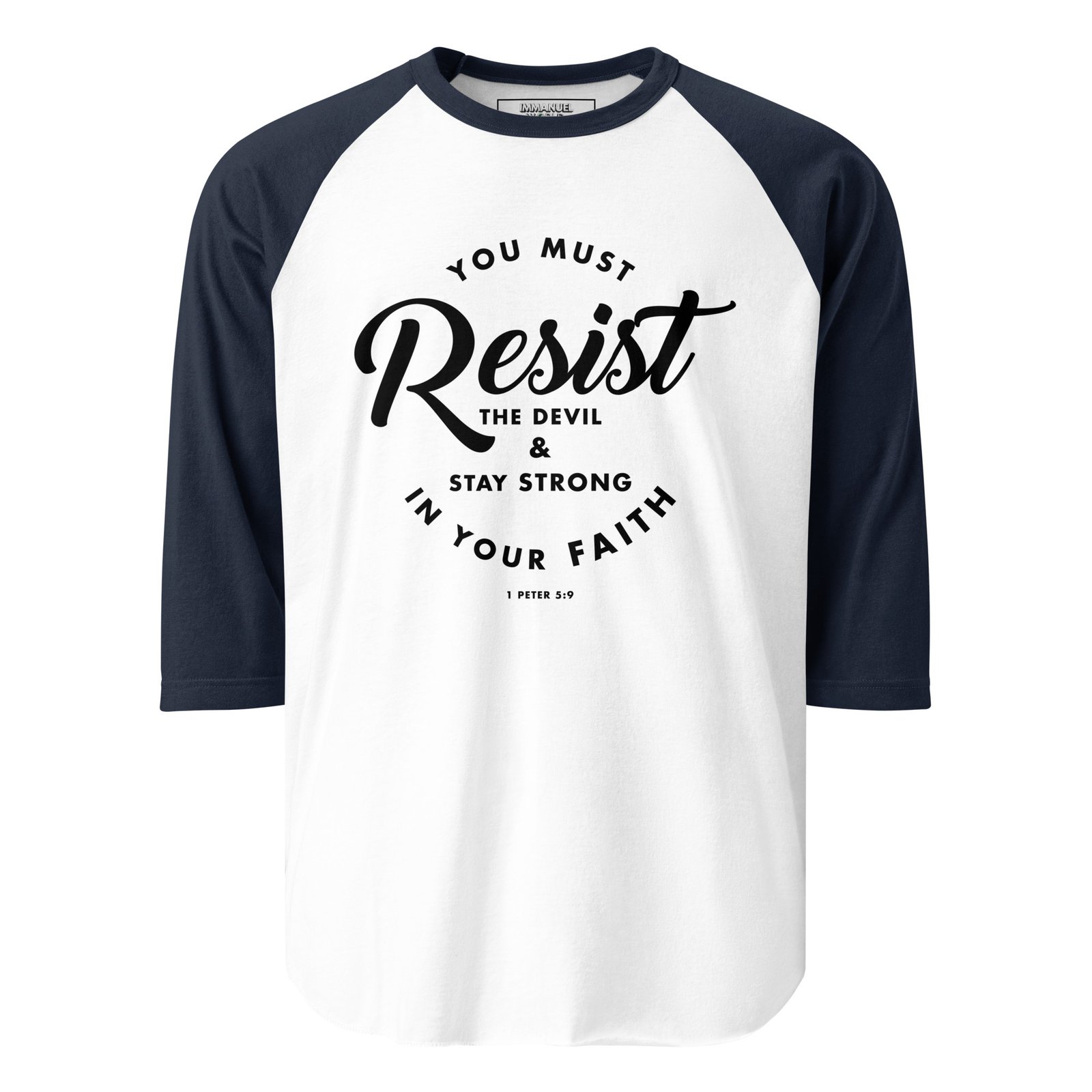 Resist the Devil raglan shirt - Image 5