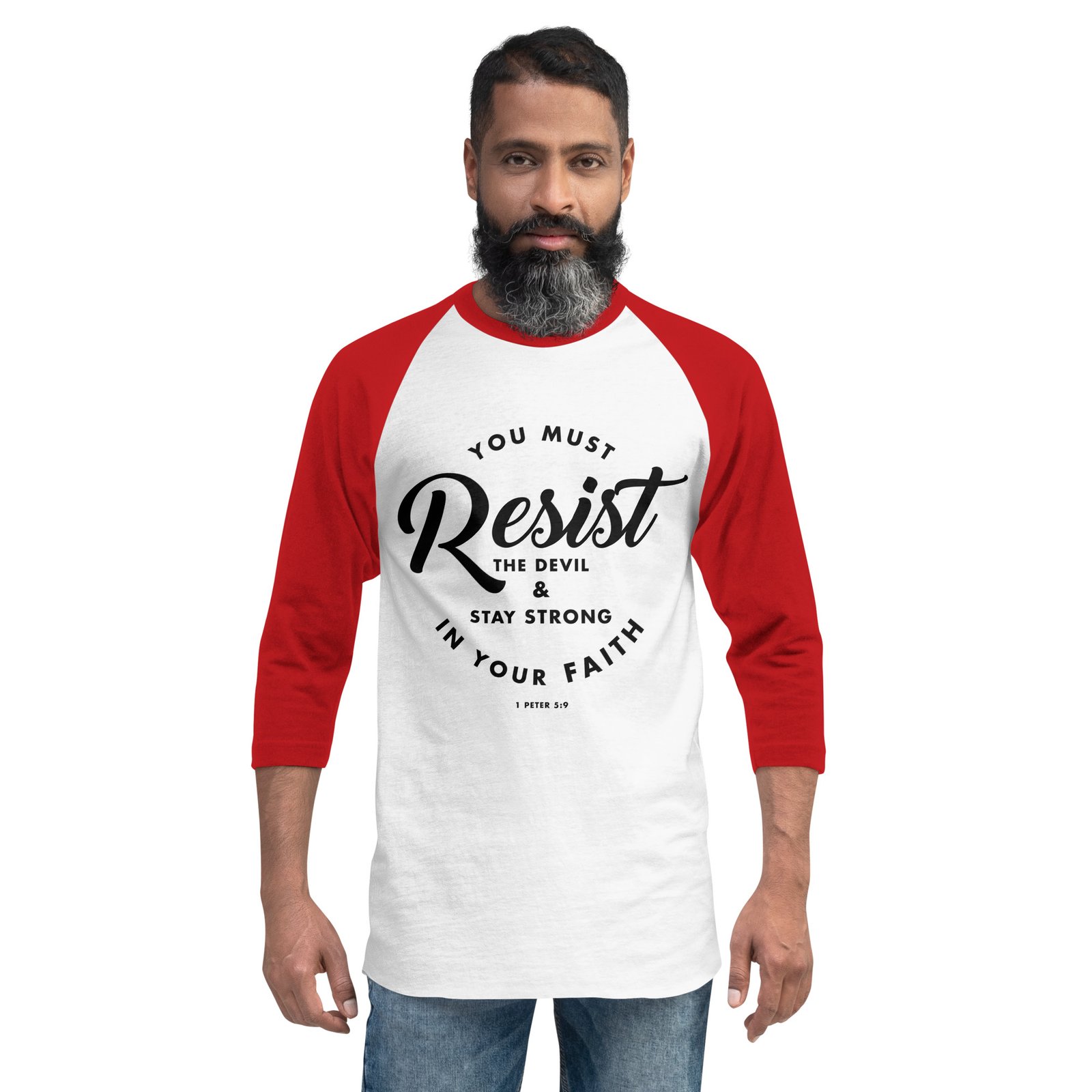 Resist the Devil raglan shirt - Image 11