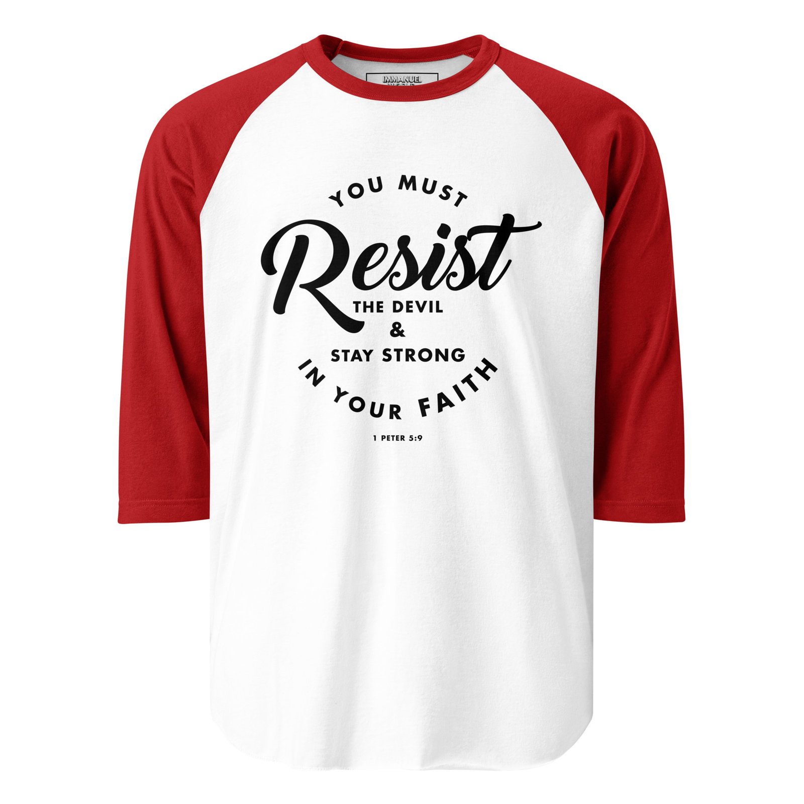Resist the Devil raglan shirt - Image 7